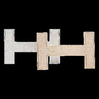 Mặt thắt lưng Hermes chữ H nhỏ