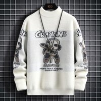 Mất Tiền Hoàn Tiền Thu Đông Phong Cách Mới Áo Len Nam Phù Hợp Với Áo Len Hợp Thời Trang Sinh Viên