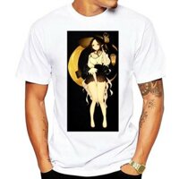 Mặt Trăng Phù Thủy Áo nam Anime Áo Nữ Thủy Thủ Mặt Trăng Xanh Áo Phong Cách Nhật Bản Tee Tùy Chỉnh Cotton Học Sinh Quần Áo Miễn Phí Vận Chuyển