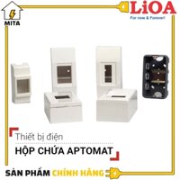 Mặt va Hộp chưa Aptomat MCBMCCB LiOA dung cho At đơn, At đôi, At khôi  - SE4CC1 - Hôp chưa At tep 1 Pha
