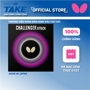 Mặt vợt bóng bàn BUTTERFLY Challenger Attack