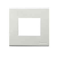 Mặt vuông 2 thiết bị/ổ cắm đơn 3 chấu Wide Series Khách Sạn chuẩn BS màu trắng Panasonic WEB7812SW