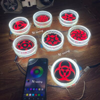 Mắt xoay Sharingan chế bi led (1 bộ gồm 3D và mắt xoay) chế mắt lé