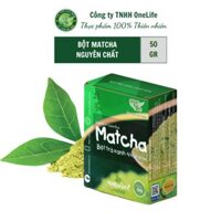 Matcha Nguyên Chất Onelife - Bột Trà Xanh Nhật Bản Hộp 50gr