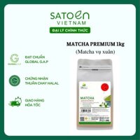 Matcha premium 1kg, matcha vụ xuân satoen premium 1kg matcha satoen Nhật Bản