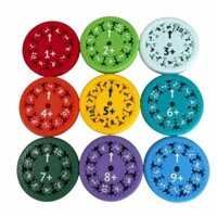 Math Fact Fidget Spinners Toy Number Fidget Toy