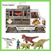 Mattel JURASSIC WORLD: The New Reign Minifigure Multipack (with Limited Edition Carnotaurus)4 Dinosaurs + 1 Human Total 5 Figures [3yrs~] GWP72