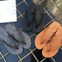 MATXSO· MAX Summer Couple Flip Flops Thời trang nam Châu Âu và Hoa Kỳ Kẹp dép đi trong nhà Giày đi biển phẳng