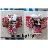 (màu 1-10) Trang phục búp bê handmade Yukata nữ, kimono cho búp bê obitsu11, ob11, nendoll, ddf, ymy