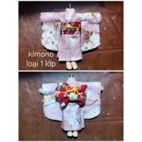 (màu 1-15) Yukata nữ, kimono cho búp bê obitsu11, ob11, nendoll, dff, ymy