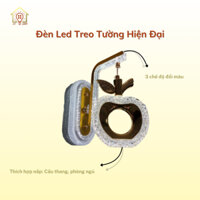 [Mẫu 1 ] Đèn Led Treo Tường Hiện Đại Thả Thuỷ Tinh Vintage HT LIGHT - Mẫu quả táo KST 2368 - 2