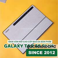 Mẫu 2 - Skin vân nổi cao cấp bao da bàn phím Slim Book Cover Keyboard Samsung Galaxy Tab S8+ Plus (S7 Plus, S7 FE)