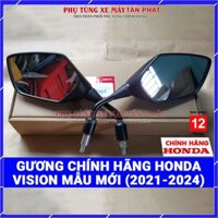 [Mẫu 2021-2024] Gương Chiếu Hậu Xe Máy Vision 2014-2015-2016-2017-2018-2019-2020 Chính Hãng Honda