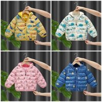 MẪU 2022 ÁO KHOÁC SIÊU NHẸ TAI GẤU CHO BÉ