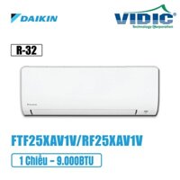 [Mẫu 2023] Điều hòa Daikin 9.000BTU 1 chiều lạnh FTF25XAV1V/RF25XAV1V