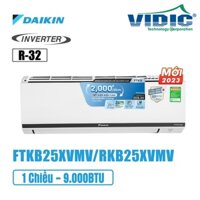 [Mẫu 2023] Điều hòa Daikin 9.000BTU Inverter 1 chiều lạnh FTKB25XVMV/RKB25XVMV