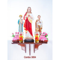 [Mẫu 2024] Bàn thờ treo tường- Kệ thờ chúa Ki tô- Toà thờ chất lượng- Bệ thờ công giáo mẫu mới- Altars Gods