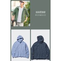 [Mẫu 2024, bigsize 2Xl, 3Xl- ĐẾN TẬN 100kg, có mũ, có khoá túi]_ Áo chống nắng nam Uniqlo Vợt sale nội địa Nhật Bản