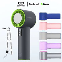 [Mẫu 2025] Quạt mini GOOJODOQ siêu mạnh, Có tấm chườm lạnh,100 tốc độ gió màn hình kỹ thuật số