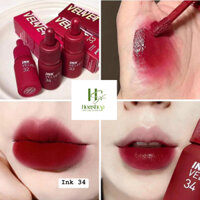 [Màu 32-33-34]Son kem lì Peripera Ink Velvet Red 4g
