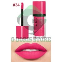 [Màu 34] Son BJ #34 - Bourjois Rouge Edition Velvet - Hàng Chuẩn Auth