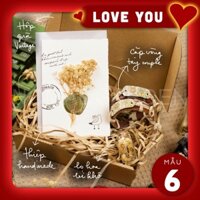 [MẪU 6] SET Quà Tình Yêu Couple Love Vintage Valentine - By Nomad Garden