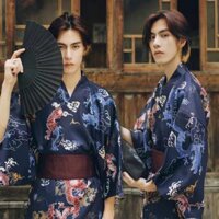 (Mẫu 7) Trang phục Kimono nam truyền thống Nhật Bản/ Bộ đồ Yukata Nam Nhật Bản Cao Cấp