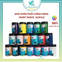 Màu acrylic 3D Mont Marte 300ML cao cấp của ÚC màu vẽ nhiều chất liệu - B91 - Vàng chanh- 002