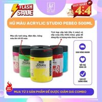 Màu Acrylic Studio Cao Cấp Pebeo - Hũ 500ml - 65 Màu