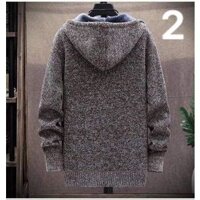 Mẫu Áo Khoác Cardigan Len Lót Lông Dày Dặn Phong Cách Thanh Lịch Trẻ Trung