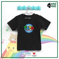 Mẫu áo phông in hình Tayo-little-bus  Combed  's   30s ' S   / Cartoon  's độc đẹp giá rẻ