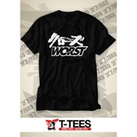 Mẫu áo thun Crows - Worst ( Black shirt, White text) độc đẹp giá rẻ