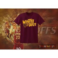 Mẫu áo thun in hình Cleveland Cavaliers 2018 Playoff Shirt (Whatever it takes) độc đẹp cực ngầu