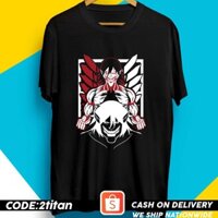 Mẫu áo thun in hình Eren titan form attact on titan (UNISEX) độc đẹp