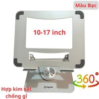 (Màu Bạc) Giá đỡ Laptop Xoay 360 độ L234 Hàng CC-Tuỳ chỉnh độ cao-Dành cho Laptop - Macbook - Ipad