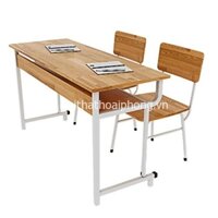 MẪU BÀN HỌC CHO BÉ BẰNG GỖ TỰ NHIÊN - BÀN HỌC CẤP 1 BHS-19-05CS