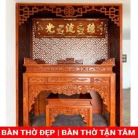 Mẫu bàn thờ gỗ hương đá Cát Tường đẹp đa dạng màu sắc và kích cỡ GC23