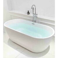Mẫu Bồn Tắm Đặt Sàn Oval Cạnh Thẳng 1m2-1m4