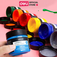 Màu bột Gouache 100ml cao cấp dạng hũ Deli - Tô đất sét, đất nặn tự khô - Siêu mịn, tươi sáng - Nhiều màu sắc - 73888 - HỒNG TÍM-220