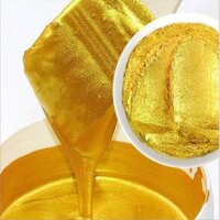 Màu bột nhũ dùng pha sơn mạ màu vàng 24 K
