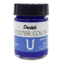 Màu Bột Poster Pentel Wpu  Màu Vẽ Bền, Lâu Phai, Không Độc Hại Bán Lẻ Theo Lọ - T23-XANH CÔ BAN