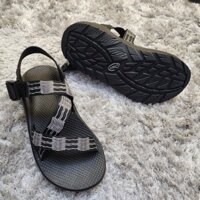 [Mẫu Cao Cấp Rút Hậu] Sandal Chaco Black Xuất Xịn, Dép Quai Hậu Đế TPR Cao Cấp, Dây Quai Mềm Mại Êm Ái.TG112 Đen Trắng
