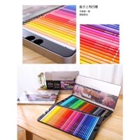 Màu chì Deli gốc dầu bộ chì tô màu khô vẽ tranh cao cấp hộp Thiếc 24/36/48/72 bút Lalunavn