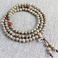 Màu Chính Nhỏ Bạc Chủ Đề Bồ Đề Hạt 108 Vòng Tay Máu Lụa Vàng Chủ Đề Mân Côi Hạt Nam Nữ Trang Sức20250402