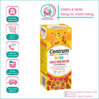 [Mẫu Date Mới] Centrum Kids Biếng Ăn Incremin Iron Mixture Vị Cherry - CHUẨN AIR ÚC- CHAI 200ml