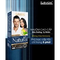 [Màu Đen N681] Nhuộm Tóc Thảo Dược Phủ Bạc - Không Amoniac - Siêu Dưỡng Tự Nhiên - NPB Natural Lavox 87g