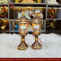 Mẫu đèn thờ trụ vuông tâm kinh Dt1045