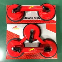 [MÀU ĐỎ] Hít kính, hút gạch cầm tay 2 chấu Tay hít kính 2 chạc được làm toàn bộ bằng thép cứng chịu lực