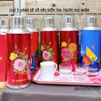 MÀU ĐỎ Phích nước Rạng Đông 2 Lít RD 2035S1 kiểu dáng hoài cổ