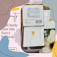 (Mẫu dùng thử) Kem body cam sữa Narci Natural 200g smooth white body
